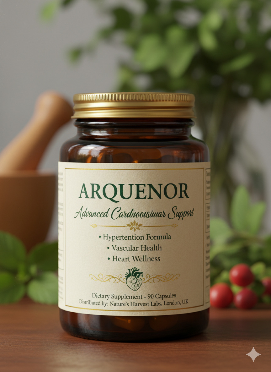 Arquenor dietary supplement product packaging